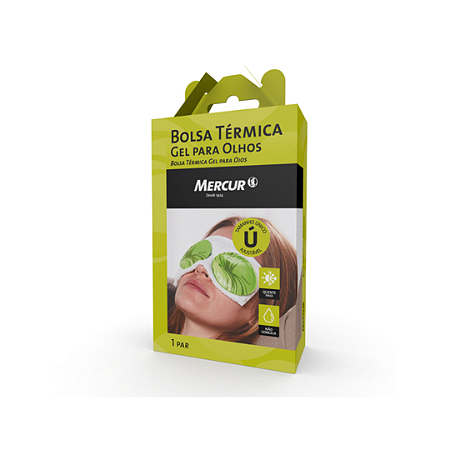 Bolsa Mercur Térmica Gel Para Olhos Par