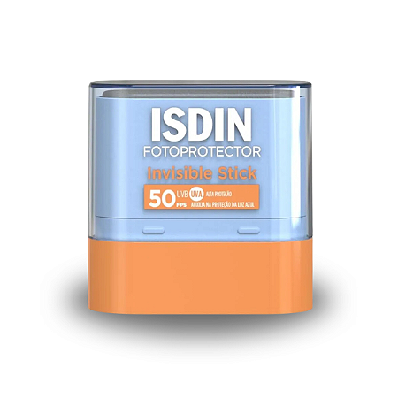 Protetor Solar Facial Isdin Invisible Stick FPS50 com 10g