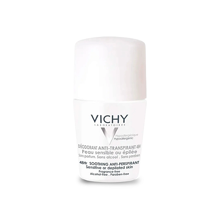Desodorante Vichy Rollon Feminino Pele Sensível 48 Horas 50ml