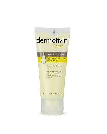 Sabonete Líquido Cremoso Esfoliante Dermotivin Scrub 60g
