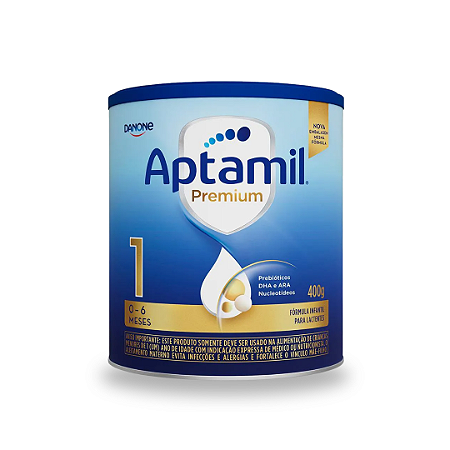 Fórmula Infantil Aptamil Premium 1 Danone 0 a 6 meses 400g