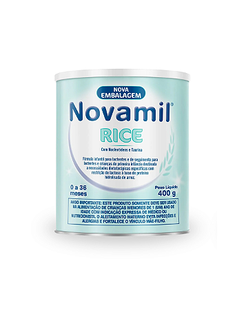 Fórmula Infantil Novamil Rice para Lactentes 400g