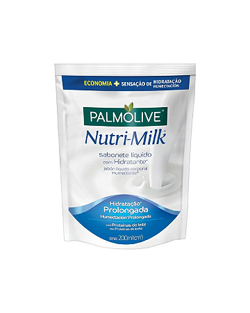 Sabonete Líquido Palmolive Nutri-Milk Hidratante Refil 200ml