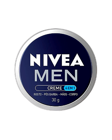 Creme Hidratante NIVEA MEN 4 em 1 Lata 30g
