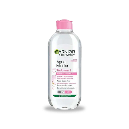Água Micelar de Limpeza Garnier SkinActive Tudo Em 1 400ml