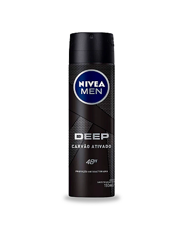Desodorante Men Aerossol Deep Carvão Ativado Nivea 150ml