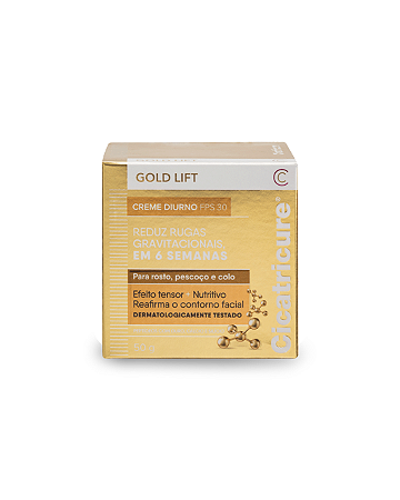 Creme Cicatricure Gold Lift Diurno Reduz Rugas 50g