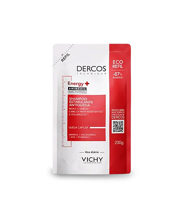 Shampoo Dercos Energizante Refil 200ml