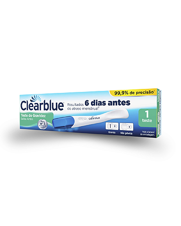 Teste de Gravidez Clearblue Saiba Antes