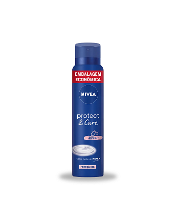 Desodorante Antitranspirante Aerossol Nivea Protect & Care 200ml