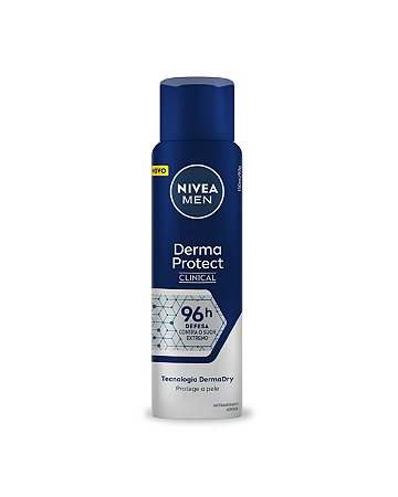 Desodorante Aerosol Nivea Men Clinical Derma Protect 96h 150ml