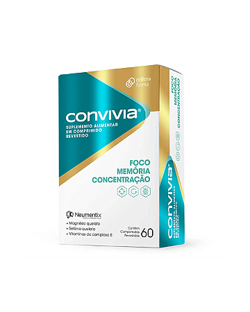 Convivia Com 60 Comprimidos Revestidos
