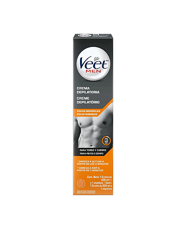 Creme Depilatório Veet Masculino 200ml