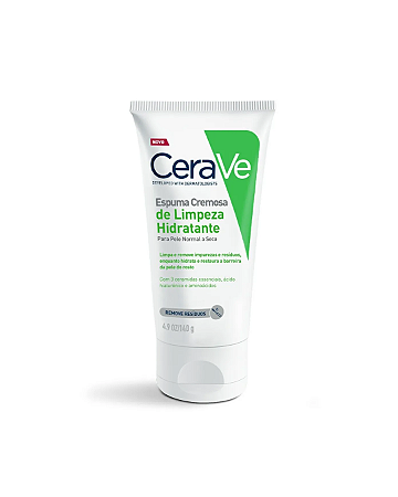 Espuma Cremosa de Limpeza Hidratante CeraVe 140g