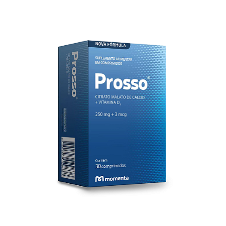 Prosso 250mg + 3mcg 30 Comprimidos