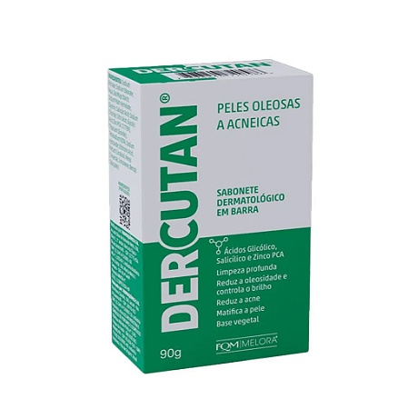 Sabonete Dermatológico Dercutan Em Barra 90g