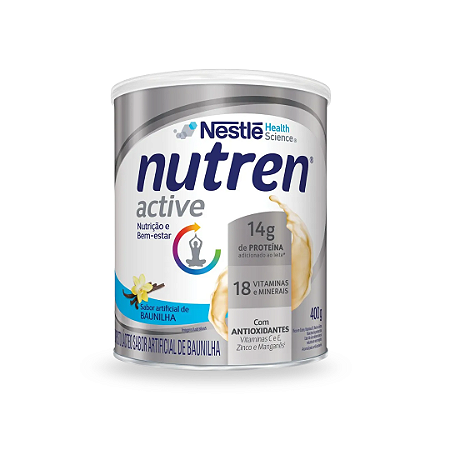 Suplemento Alimentar Nutren Active Nestlé Baunilha Com 400g