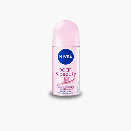 Desodorante Antitranspirante Roll On Nivea Pearl & Beauty Feminino 48h Sem Alcool 50ml