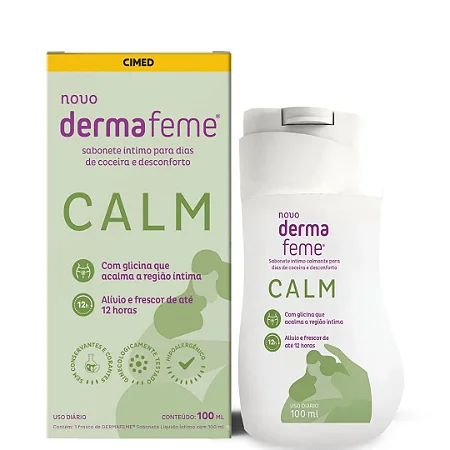Sabonete Íntimo Dermafeme Calm 100ml