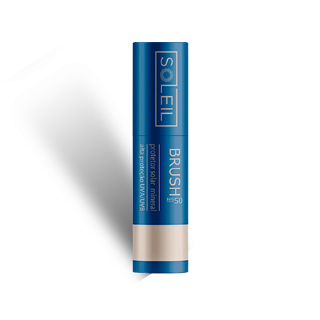 Protetor Solar Mineral Soleil Brush Fps 50 Cor Clara 6g