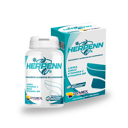 Herpenn Suplemento Alimentar com 60 Cápsulas Dymex Nutrition