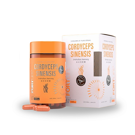 Cordyceps Sinensis Com 60 Cápsulas Fortlife