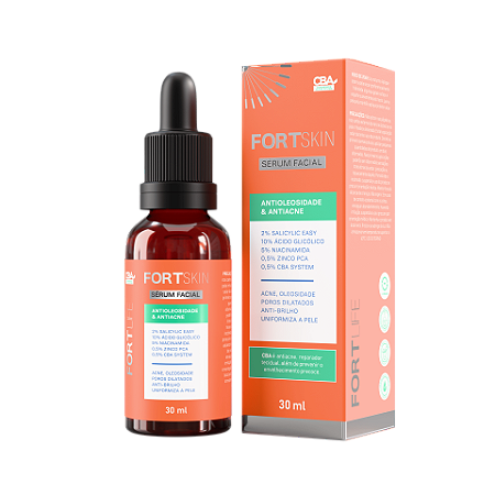 Sérum Facial  Antioleosidade e Antiacne FortSkin 30ml