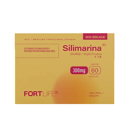 Silimarina 300mg 60 Cápsulas FortLife