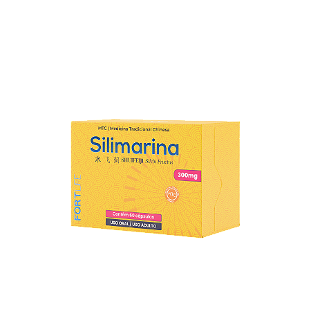 Silimarina 300mg 60 Cápsulas FortLife