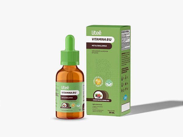 Vitamina B12 Frutas Vermelhas 30ml Liteé