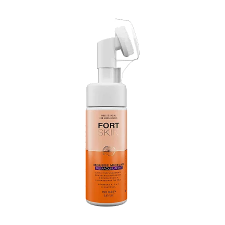 Mousse Facial Micelar Demaquilante FortSkin 150ml