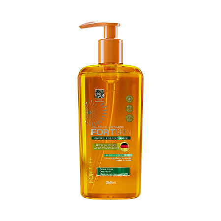 Sabonete Gel Facial Oil Control FortSkin 240ml