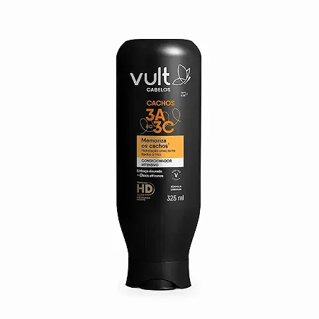 Condicionador Vult Cabelos 325ml Cachos 3a Ao 3c