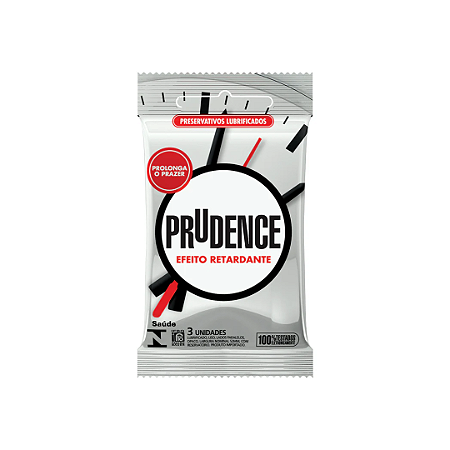 Preservativo Prudence Efeito Retardante com 3 unidades