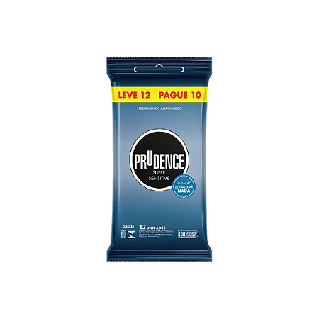Preservativo Prudence Super Sensitive Leve 12 Pague 10