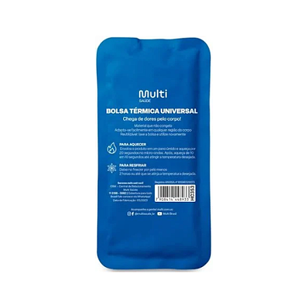 Bolsa Térmica De Gel Azul HC355 Multilaser