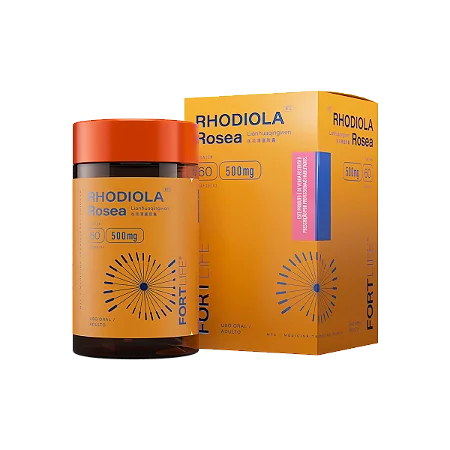 Rhodiola Rosea 500mg 60 Cápsulas FortLife