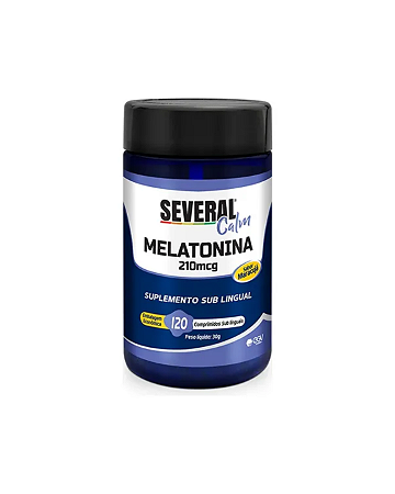 Melatonina Several Calm Com 120 Comprimidos Sub Linguais