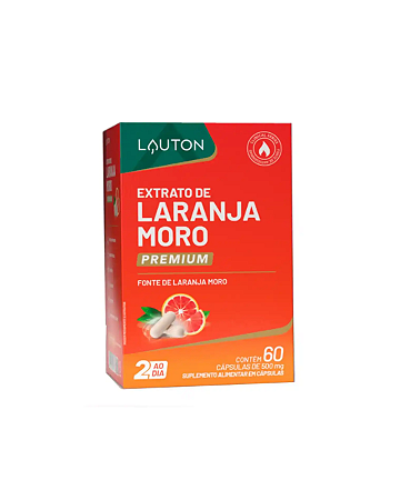 Extrato De Laranja Moro Premium 500mg 60 Cápsulas Lauton