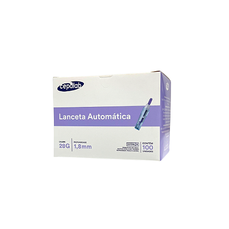 Lanceta automática 28Gx1,4mm Cepalab
