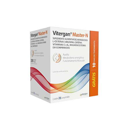Vitergan Master N Com 70 Comprimidos