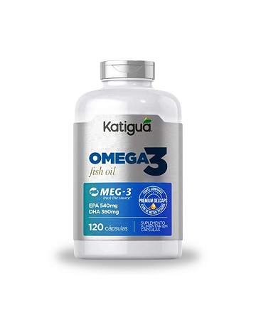 Ômega 3 1000mg Meg 3 Com 120 Cápsulas Katiguá
