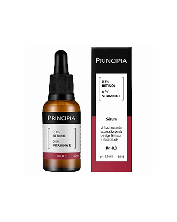 Sérum Facial Principia RN-0,3 Retinol 0,3% + Vitamina E 30ml