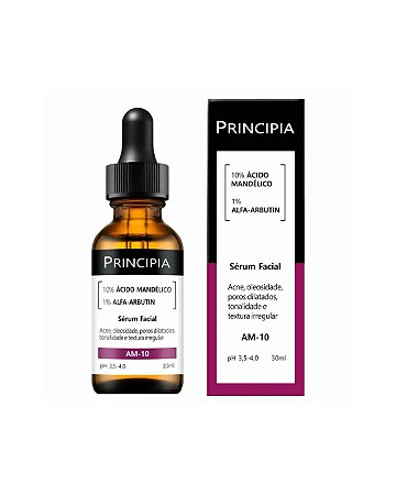 Sérum 10% Ácido Mandélico + Alfa Arbutin Principia Skincare Am 10 30ml