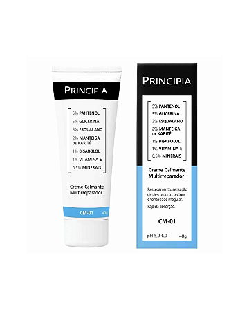 Creme Calmante Multireparador Principia CM 01 40G