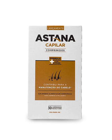 Suplemento Alimentar Astana Capilar Com 30 Comprimidos