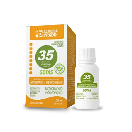 Complexo Homeopático Ignatia 35 Almeida Prado Gotas 30 ml