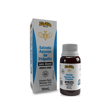 Extrato de Própolis Aquaso 30ml Zin Ziin