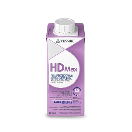 HDMAX Baunilha 200ml Nutrição Oral Prodiet