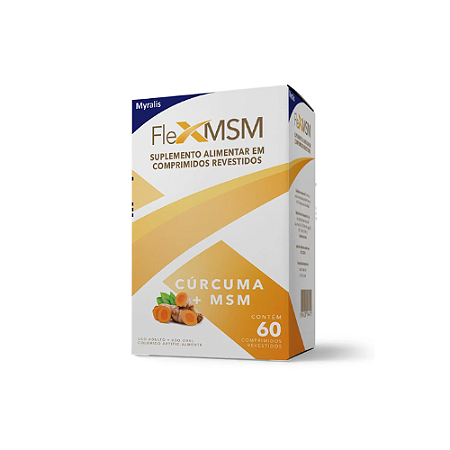 Cúrcuma + MSM Flex MSM 60 comprimidos revestidos